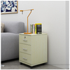 Round Corner Mobile Rolling Drawers Pedestal Filing Office Cabinets Furniture under Desk