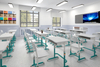 School desk and chair adjustable height in classroom sets mesas