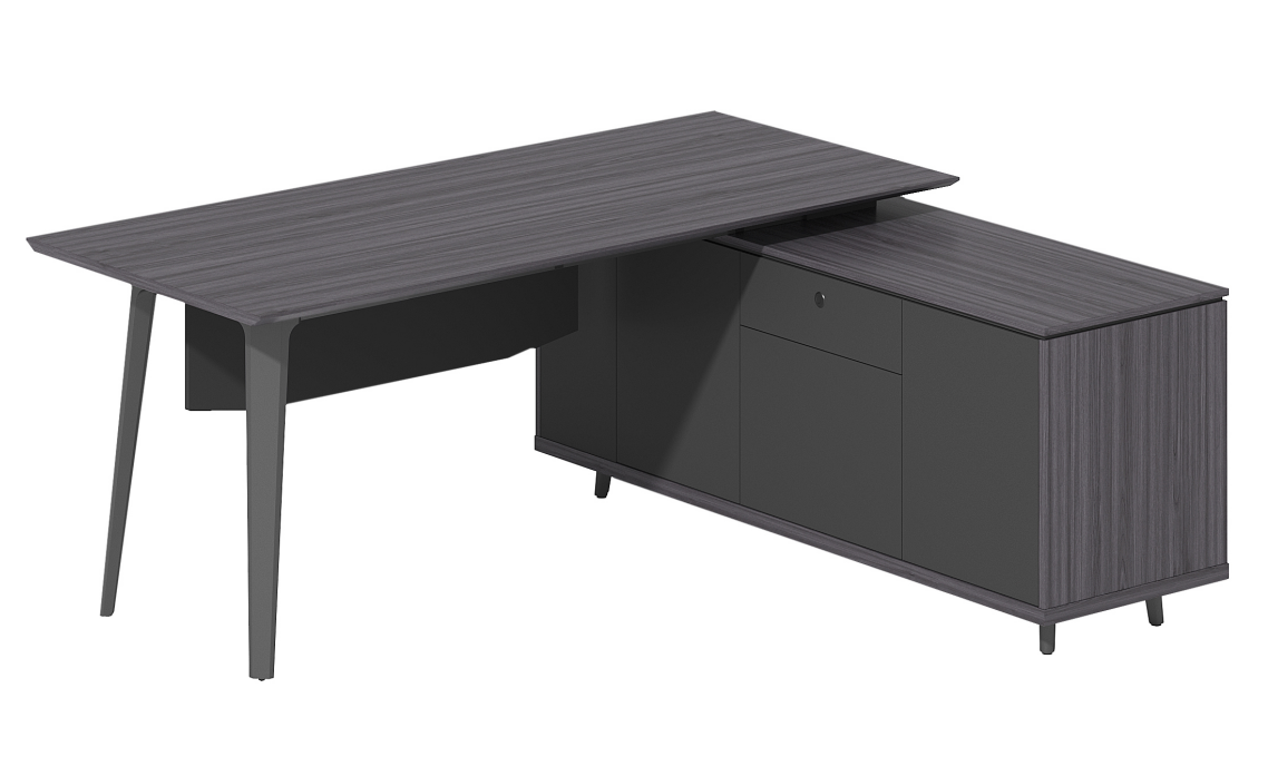 Office desk luxury executive modern office desk l shaped computer desk office furniture mesas