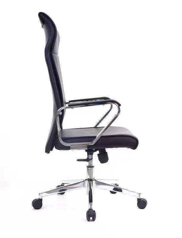 Comfortable executive swivel wheels leather mesh furniture black rolling ergonomic office chair furniture sillas