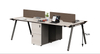 Multi-purpose Flat L shape Home Office Computer Desk with Shelves