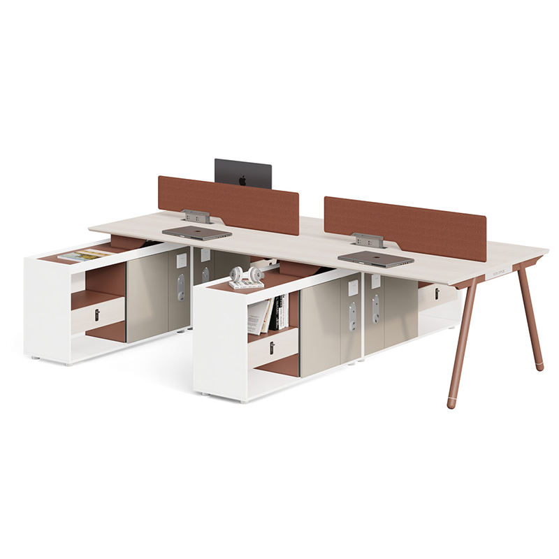 Multifunction Commercial Furniture Modular White Executive Electric Height Adjustable Office Desk For Boss Manger