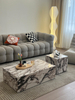 Coffee Table set living room Square Combination Tea Table Italian Light Luxury Multi-module Designer Style Coffee Table