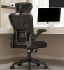 Ergonomic Home Office Chair, High Back Desk Chair with Unique Adaptive Lumbar Support, Adjustable Headrest