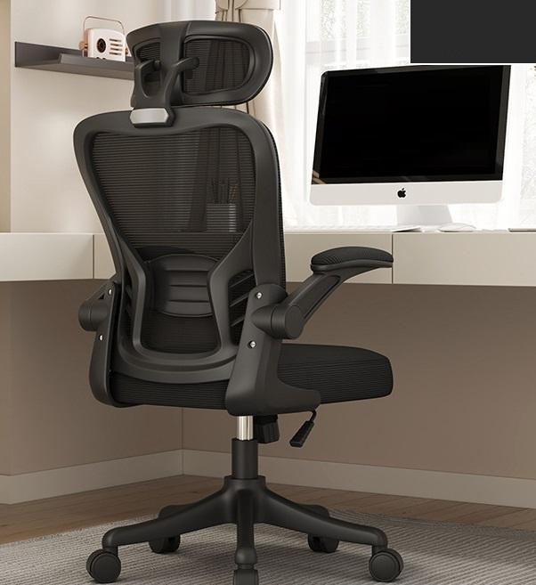 Ergonomic Home Office Chair, High Back Desk Chair with Unique Adaptive Lumbar Support, Adjustable Headrest