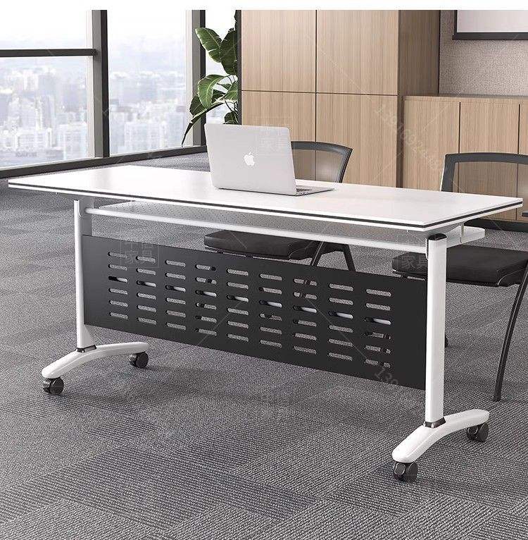 training table classroom student college desk move wheels foldable training office desk home office desk