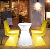 LED portable bar table and chair led Bright led funiture 16 color changing bar counter for nightclub event Wedding party