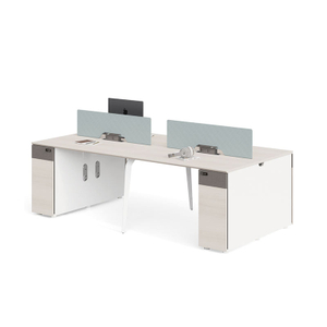 Modern Home Wooden Computer Table Desk Mesa sa pagsusulat Escritorio l Shape Office Desks with bookcase drawer mesas