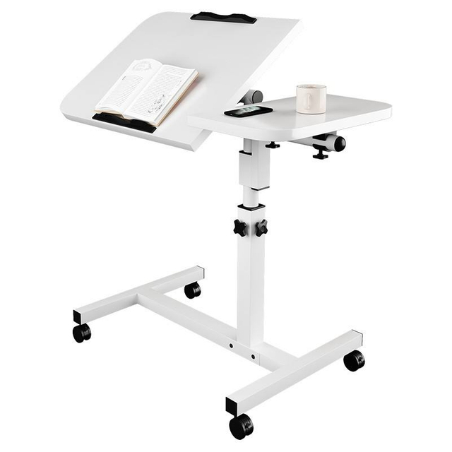 Factory custom overbed laptop desk table adjustable bedside desk table for dinning and work Laptop Desk table