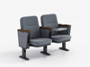 Luxury Leather High quality durable comfortable church auditorium cinema chair stackable chair