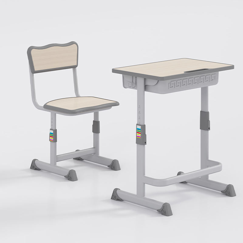 School Furniture Double Seater table seat adjustable student desk and chair customizable sets stackable chair classroom sets