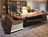 Office Computer Table Home Desk L Shape Executive Manage Table desk home office desk mesas WITH CABINET oak wood