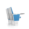 Luxury high quality sponge cushioned church auditorium cinema chair stackable chair