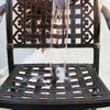 Patio Furniture Dining Set, All-Weather Cast Aluminum Outdoor Conversation Set, Include 4 Cushioned Chairs and 1 Round Table