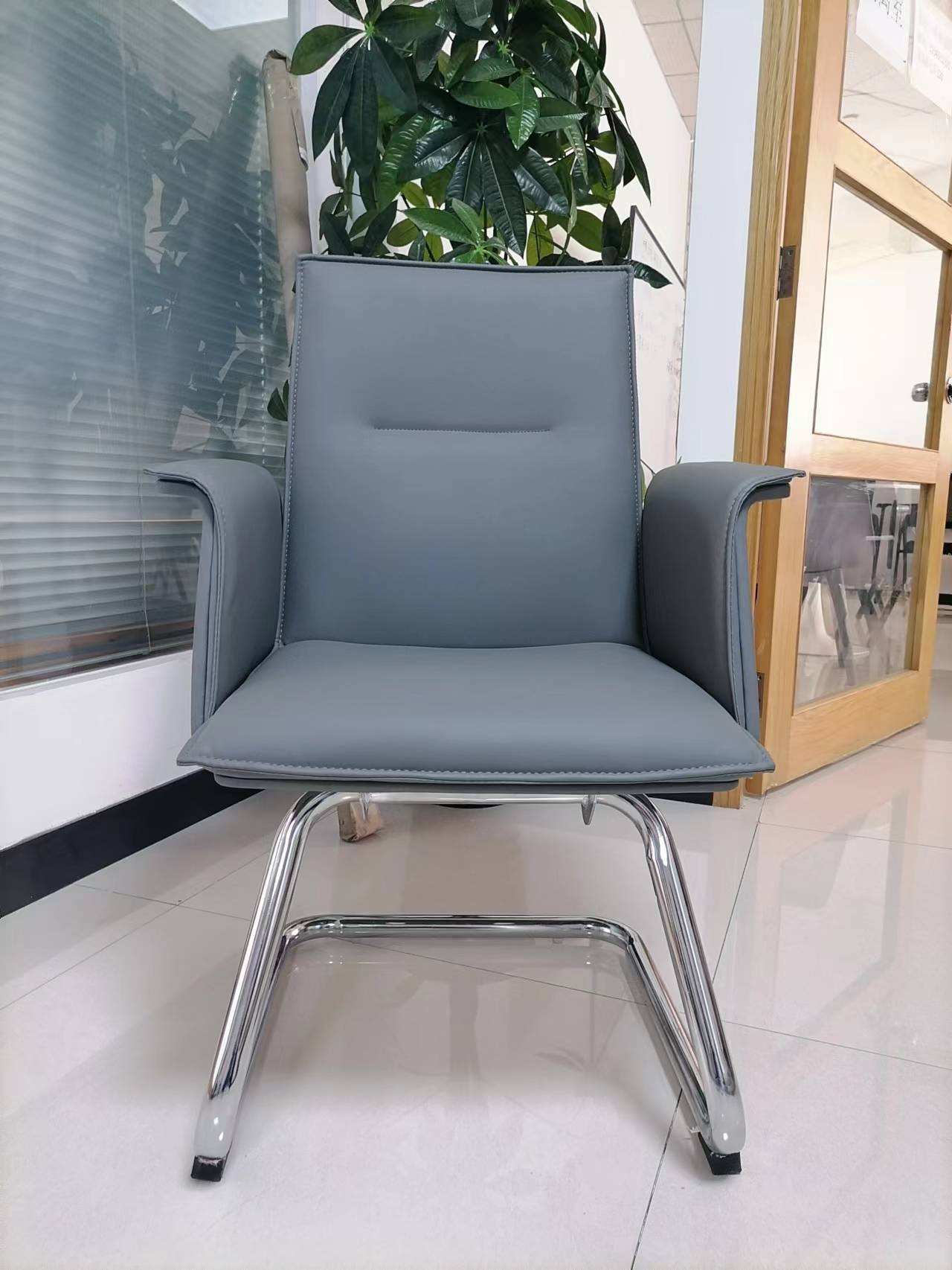 Modern Luxury High Back Leather Wheels Executive Office Computer Chair sillas