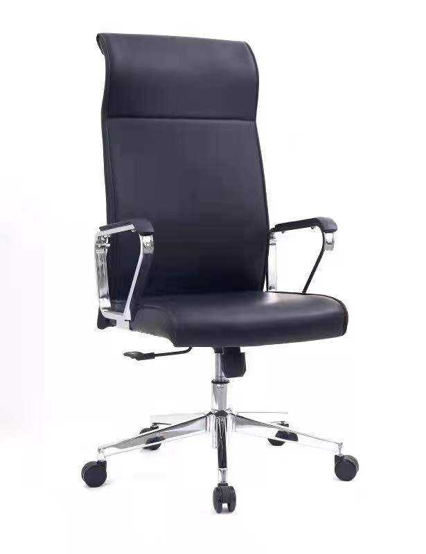 Comfortable executive swivel wheels leather mesh furniture black rolling ergonomic office chair furniture sillas