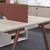 Aluminum L Shape Modern Cubicle Partition Desk Wood Table Space Saver Office Furniture Home Office Desk and Workstation