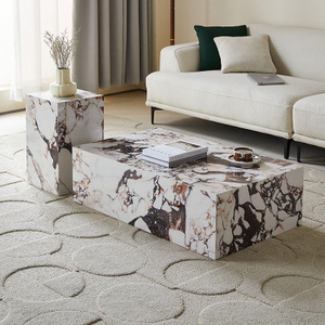 Coffee Table set living room Square Combination Tea Table Italian Light Luxury Multi-module Designer Style Coffee Table