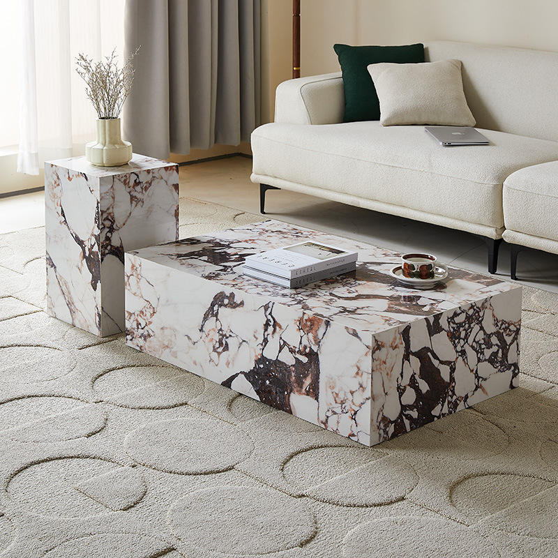 Coffee Table set living room Square Combination Tea Table Italian Light Luxury Multi-module Designer Style Coffee Table