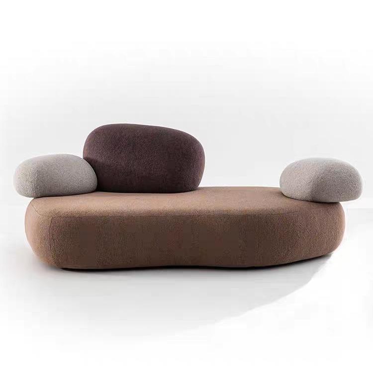 Italian light luxury simple cloth multi-shaped free combination module sofa sectional couch sofa for living room waiting room