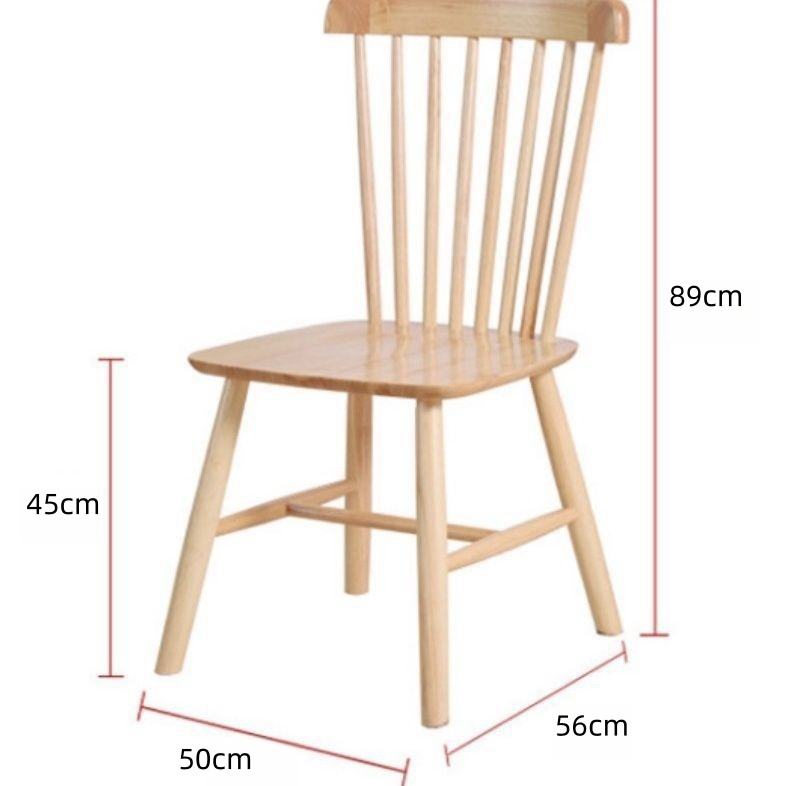 Nordic Style Windsor Chair Modern Restaurant Cafe Simple Design Dining Chair Solid Wood Dining Room Chair