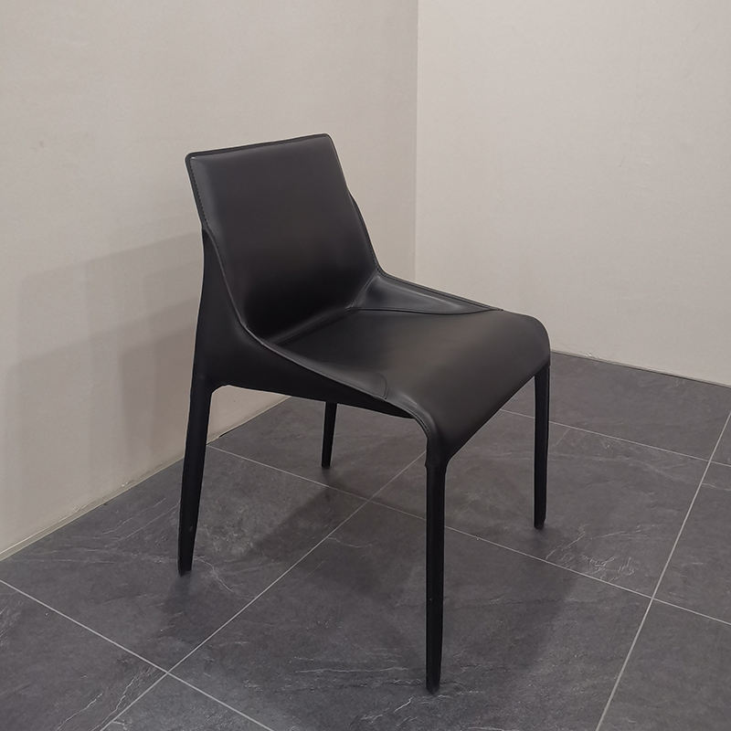 wholesale customize french style luxury upholstered leather dining chair set for restaurant hotel vill