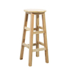 Solid wood bar stool Counter Height Barstool Round chair Seat for Kitchen Counter