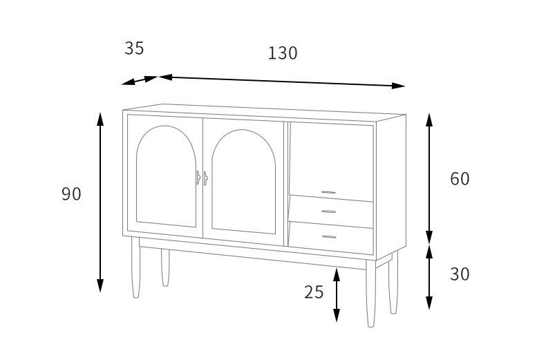 Wholesale New Nordic Solid Wood Side Ark Japanese Style Middle Ancient Furniture Cherry Wood Rattan Series Sideboard Cabinet