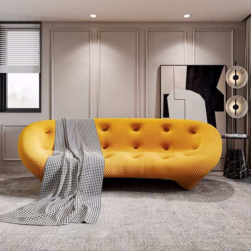 2023 most popular hotel sofa Hotel contemporary Italian sofa set furniture living room modern luxury sectional sofa