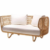 Nordic Luxury Modern Courtyard Sofa Set Rattan Outdoor Lounge Chair Waterproof Fabric Cover For Sofa Commercial Sofa Furniture