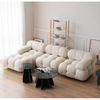 New Arrival Cream Clouds Sofa Simple Modern Lounge Furniture Fabric Sofa Bedroom Living Room Couch