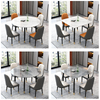Wholesale Fashion Creative Wire Leg Dining Table Dining Room Furniture Marble Slate Rock Tabletop Dinner Table mesas