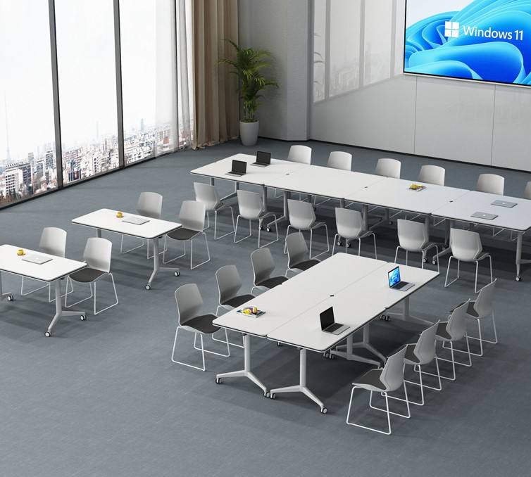 training table classroom student college desk move wheels foldable training office desk home office desk commercial furniture