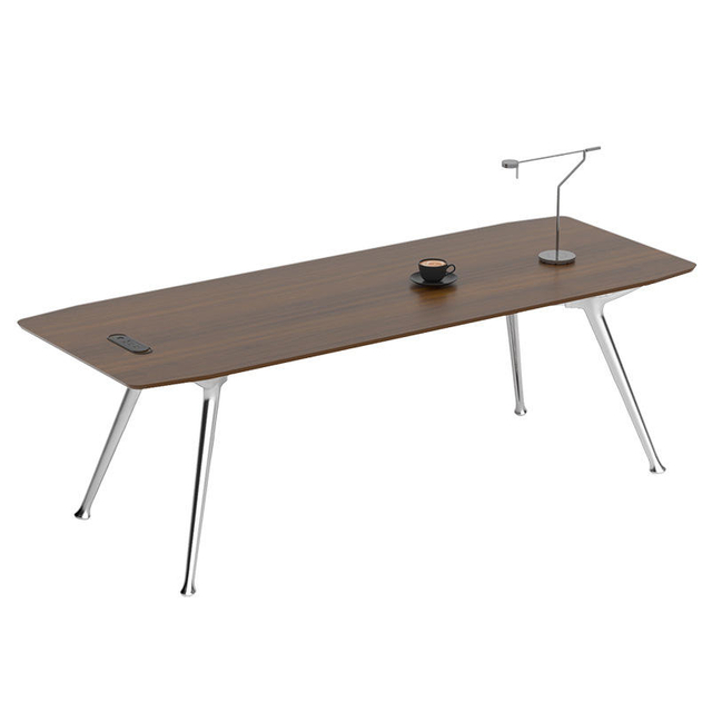 T Hot Sale Luxury Office Table Steel Leg Computer Table Office Furniture Modern Wooden Office Desk