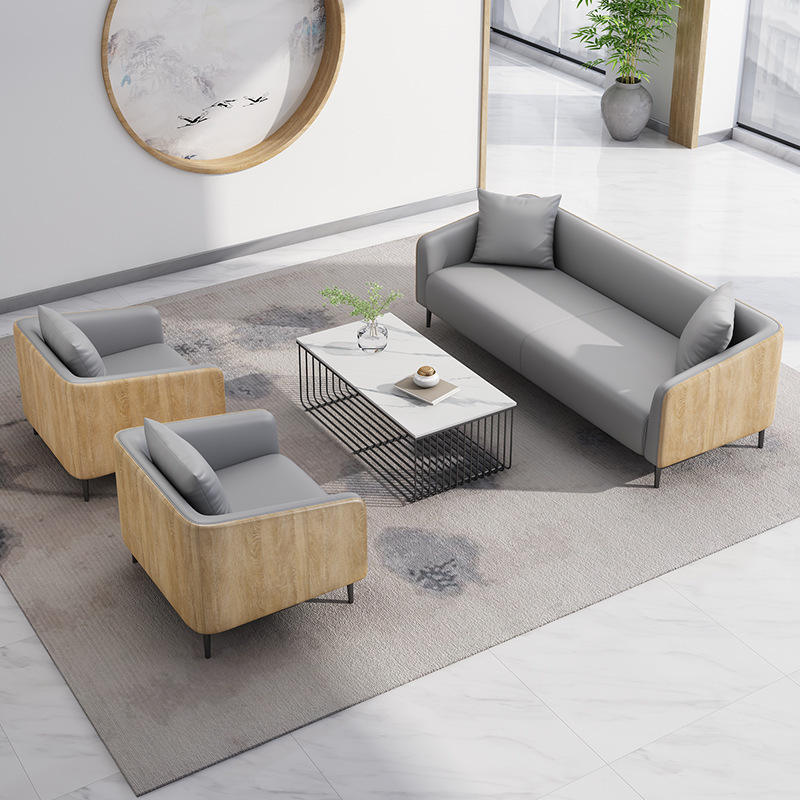Hot Selling Contemporary Commerical Sofas Morden European Style Office Waiting Room Sectional Sofa Home Furniture Sofa Couch