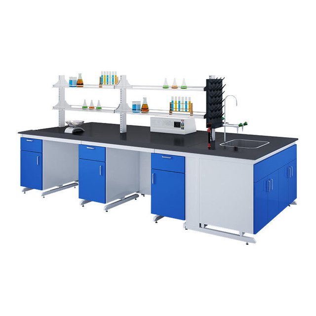 Customized Design High Quality Lab Pharmacy School Chemical Resistant Lab Bench