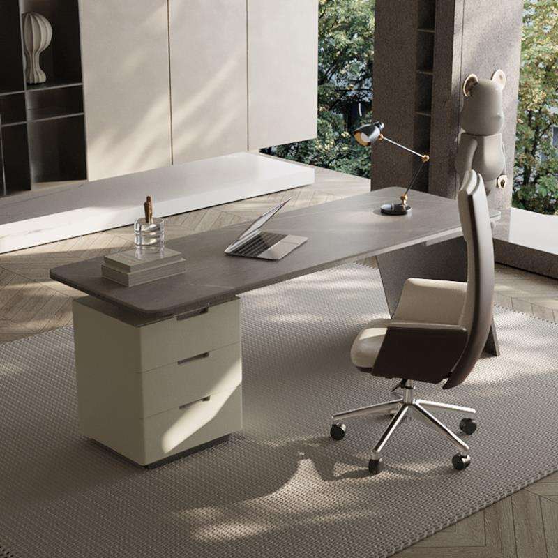 Office Computer Table Home Desk L Shape Executive Manage Table desk marble home office desk mesas