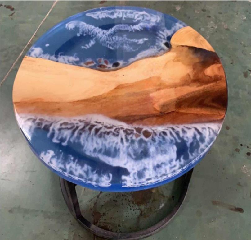 Epoxy Resin River Table Top, Wood Slab Table Top Wood River Resin Table, Epoxy Resin Coffee Table Top