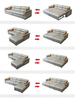 New Arrival Modern Living Room Sofa Furniture Foldable Sofa Bed With Storage Function