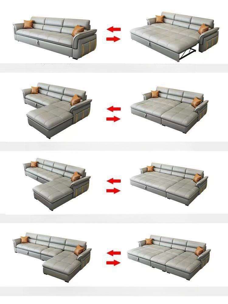 New Arrival Modern Living Room Sofa Furniture Foldable Sofa Bed With Storage Function