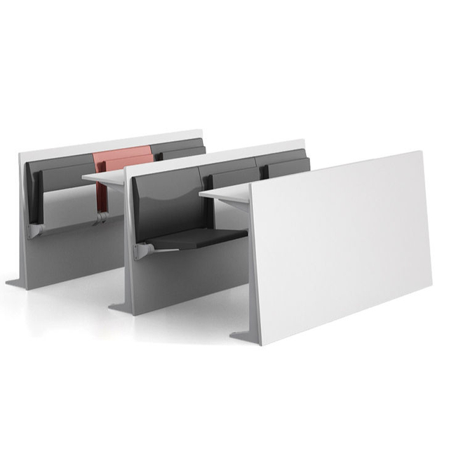 Luxury high quality auditorium school furniture student chair and desk classroom for university sets