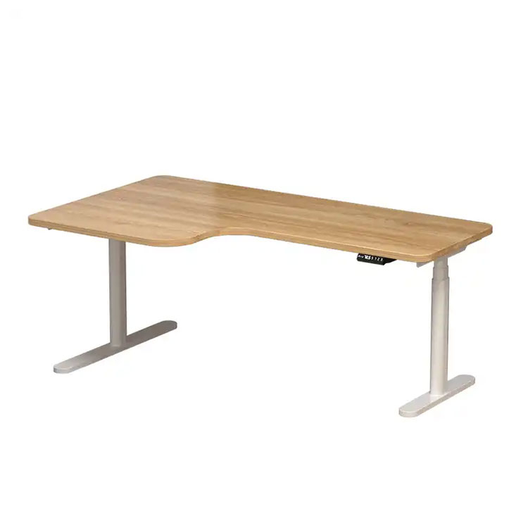 Smart Office Electronic Standing Desk Corner Desk 3 Feet Automatic Lifting Table
