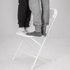 Wholesale Commercial Stackable Black Wedding Party Events Steel Folding Metal Modular Chair