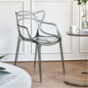Transparent Clear Acrylic Plastic Stackable Coffee Dining Chairs