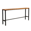 Commercial Retro Counter Balcony High Solid Wood Casual Bar Table