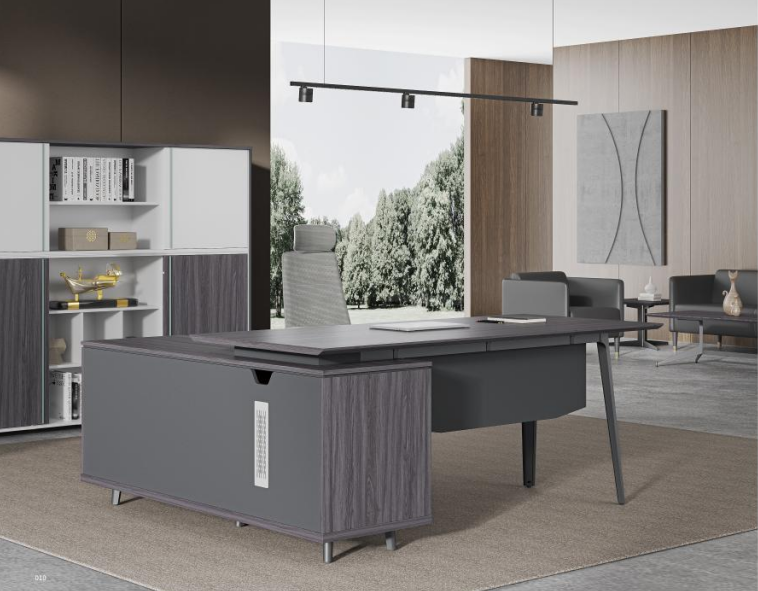 Office desk luxury executive modern office desk l shaped computer desk office furniture mesas