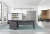 Office desk luxury executive modern office desk l shaped computer desk office furniture mesas