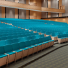 stackable chair Luxury high quality sponge cushioned church auditorium cinema chair