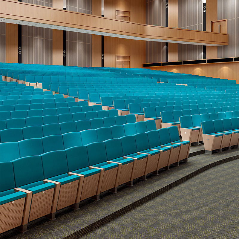 stackable chair Luxury high quality sponge cushioned church auditorium cinema chair