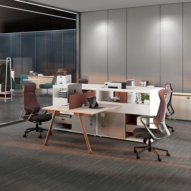 Executive Workstation Cubicle Office Desk Wooden Office Desk Modern Work Bench for Workshop Office
